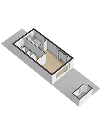 Floorplan - Reitzstraat 285, 2571 RP Den Haag
