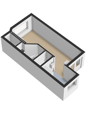 Floorplan - Van Vlotenstraat 16, 2523 JC Den Haag