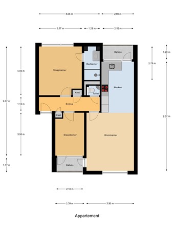 Floorplan - De Gaarde 82, 2542 CK Den Haag