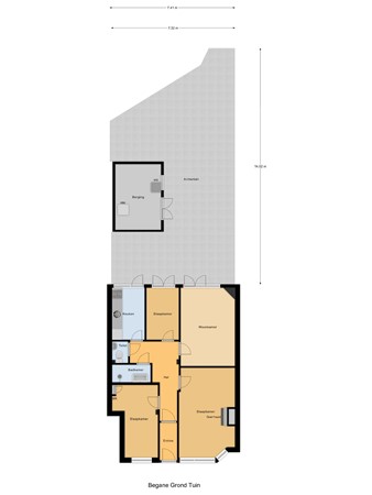 Floorplan - Escamplaan 238, 2547 GN Den Haag