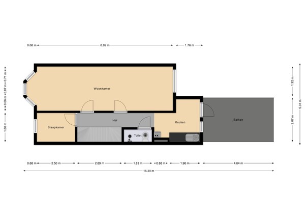 Medium property photo - Hendrik van Deventerstraat 158, 2563 XZ Den Haag