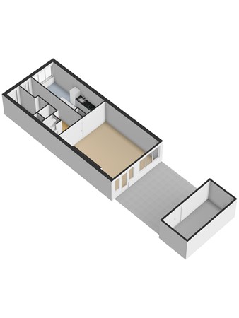 Floorplan - Ferdinand Bolstraat 113, 2525 XL Den Haag