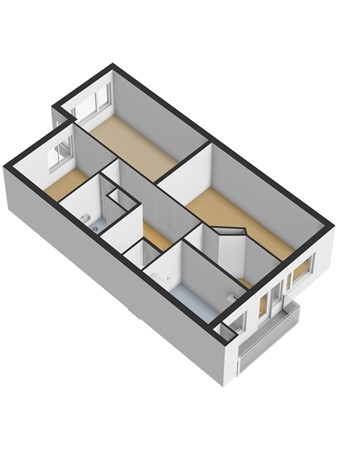 Floorplan - De la Reyweg 685, 2571 ES Den Haag