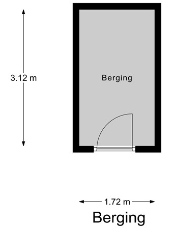 Floorplan - Honselersdijkstraat 84, 2512 RR Den Haag