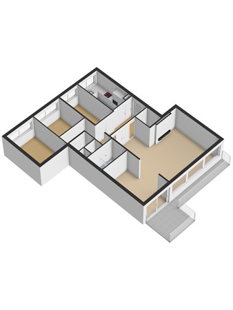 Floorplan - Jan Campertlaan 127, 2624 PB Delft