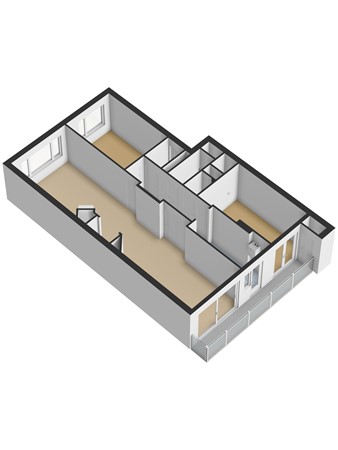Floorplan - Veluweplein 51, 2571 GB Den Haag