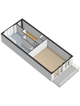Floorplan - Laan van Wateringse Veld 1055, 2548 BS Den Haag