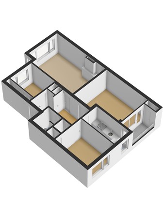 Floorplan - Cromhoutlaan 14, 2283 ED Rijswijk