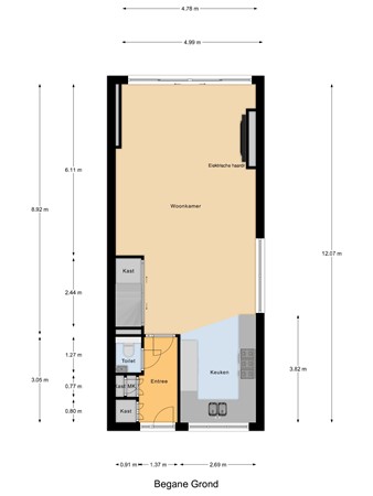 Floorplan - Niek Engelschmanpark 56, 2525 WZ Den Haag
