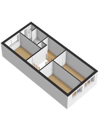 Floorplan - Hilversumsestraat 8E, 2574 XG Den Haag