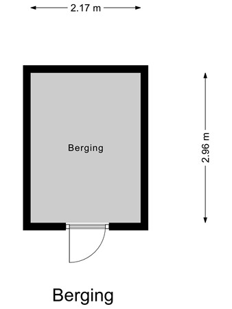 Floorplan - Hilversumsestraat 8E, 2574 XG Den Haag