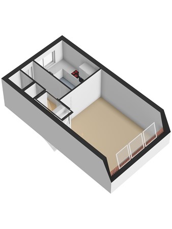 Floorplan - Van Dijckstraat 136, 2526 SG Den Haag