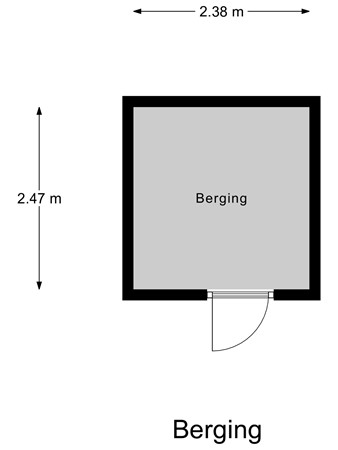 Floorplan - Van Dijckstraat 136, 2526 SG Den Haag