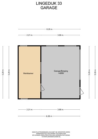 Floorplan - Lingedijk 33, 4191 VB Geldermalsen