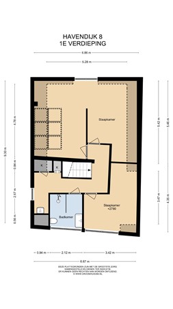 Floorplan - Havendijk 8, 4153 AX Beesd