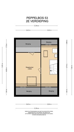 Floorplan - Peppelbos 53, 4191 ME Geldermalsen