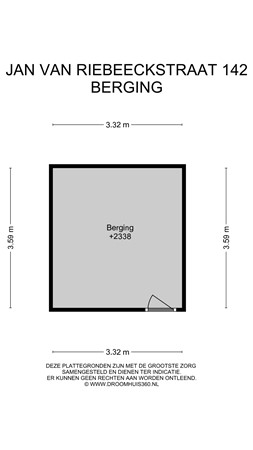 Floorplan - Jan van Riebeeckstraat 142, 4105 BE Culemborg