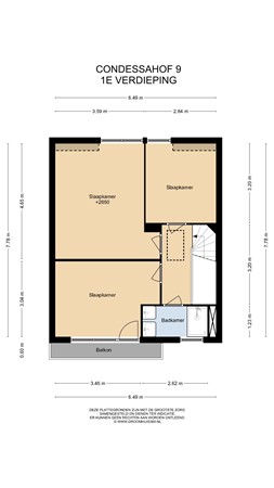 Floorplan - Condessahof 9, 4112 JJ Beusichem