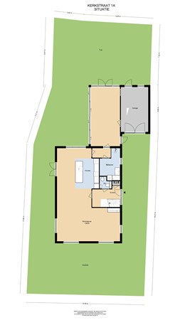 Floorplan - Kerkstraat 1A, 4115 RT Asch