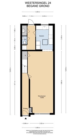 Floorplan - Westersingel 24, 4101 ZJ Culemborg