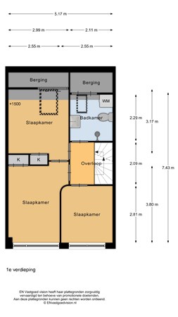 Plattegrond - De Twaalfmaat 6, 1911 RD Uitgeest - 159229389_de_twaalfmaat_6_1e_verdieping_first_design_20240627_61c04e.jpg