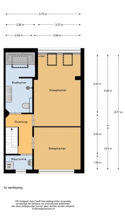 Plattegrond - Wethouder C. Kromstraat 26, 1911 HH Uitgeest - 176676175_wethouder_c_kr_1e_verdieping_first_design_20250912_1c389c.jpg