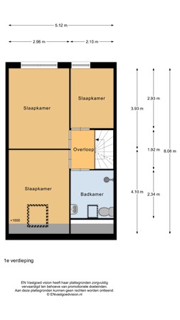 Plattegrond - De Grote Weid 44, 1911 RX Uitgeest - 176345230_de_grote_weid_4_1e_verdieping_20250902_d3fea8.jpg