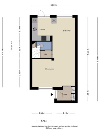 Geleenstraat 10, 6133 XL Sittard - 456090_2D_Begane_Grond_Geleenstraat_10_Sittard_01.jpg