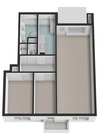 Leliestraat 19, 6101 LR Echt - 1a Leliestraat 19 Echt 1e Verdieping 3D.jpg