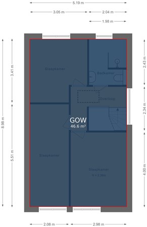 Kampstraat 37, 6114 KK Susteren - Eerste verdieping - markings.jpg