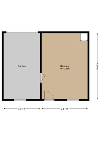 Elisabeth van Barstraat 241, 6131 CE Sittard - Garage - 2D.jpg