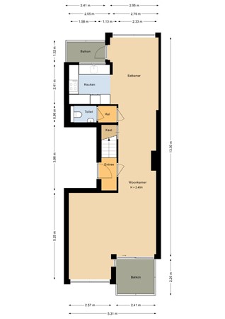 Marktstraat 54, 6114 HT Susteren - Eerste verdieping - 2D.jpg