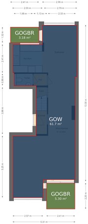 Marktstraat 54, 6114 HT Susteren - Eerste verdieping - markings.jpg