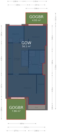 Marktstraat 54, 6114 HT Susteren - Tweede verdieping - markings.jpg