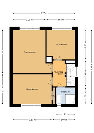 Rijdtstraat 75, 6114 AK Susteren - Eerste verdieping - 2D.jpg