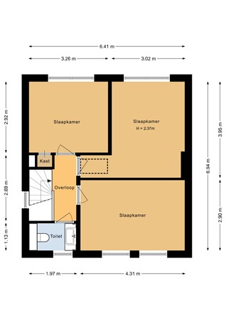 Dieterderweg 75, 6114 JK Susteren - Eerste verdieping - 2D.jpg