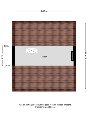 Schoolstraat 12, 6265 AS Sint Geertruid - 427630_2D_Zolder_Schoolstraat_12_Sint_Geertruid_02.jpg