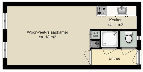 Tongersestraat 98, 6211 LR Maastricht - plattegrond