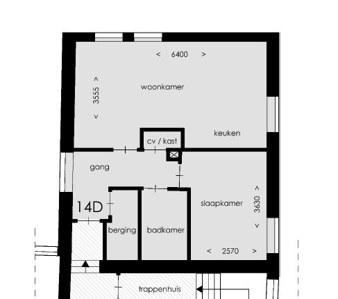 Abtstraat 14D, 6211 LS Maastricht - Plattegrond 14-D.jpg