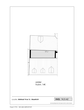 Abtstraat 14K, 6211 LS Maastricht - Indelingstekening 3e verdieping.jpg