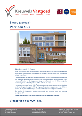 Brochure preview - Brochure Parklaan 13-7 - Sittard.pdf