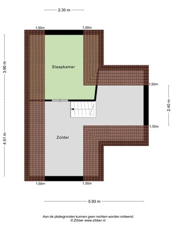 Floorplan - Adriaan Geertsplein 4, 9641 BB Veendam