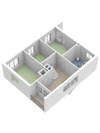 Floorplan - Adriaan Geertsplein 4, 9641 BB Veendam