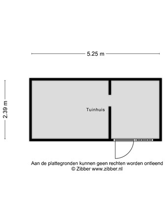 Floorplan - Zuidwending 233, 9644 XG Veendam
