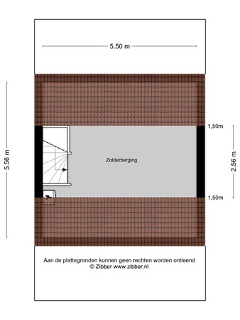 Floorplan - Velthoek 34, 9642 RB Veendam