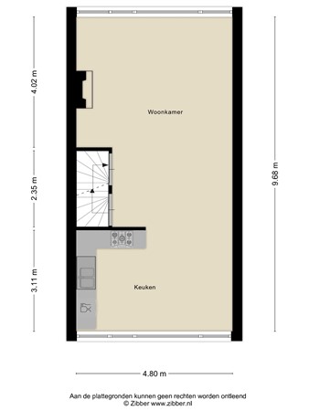 Floorplan - Wederikweg 102, 9753 AE Haren
