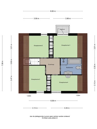 Floorplan - Eems 22, 9642 KA Veendam