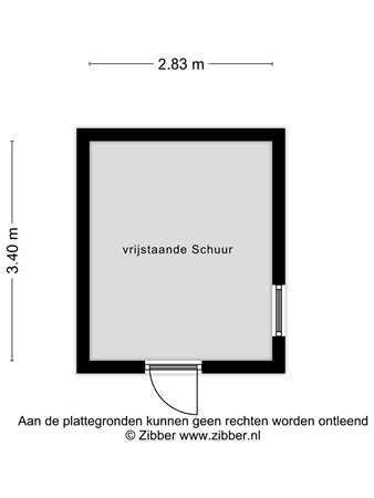 Floorplan - Troelstrastraat 20, 9645 JC Veendam