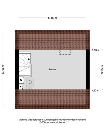 Floorplan - Tjariet 19, 9642 KE Veendam