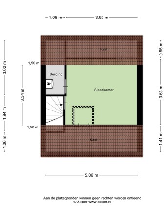 Floorplan - E.E. Stolperlaan 18a, 9641 KD Veendam